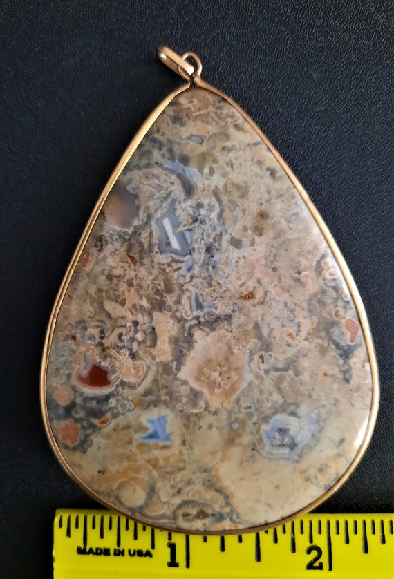 Mexican Agate Pendant - image 4