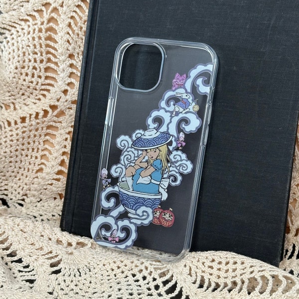 Funda Wonderous Tea / Funda de TPU transparente compatible con iPhone