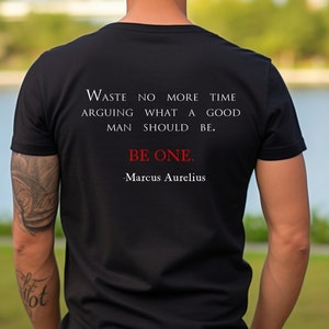 Stoic Quote Shirt - Marcus Aurelius - Unisex Jersey Tee - Stoicism Shirt - Stoic Apparel - Meditations