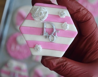 Designer Birthday Fondant Toppers
