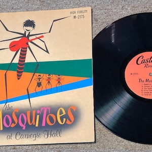 Gilligan's Island THE MOSQUITOES LP Record Prop Rare 1 of a Kind Lp Jacket and Record