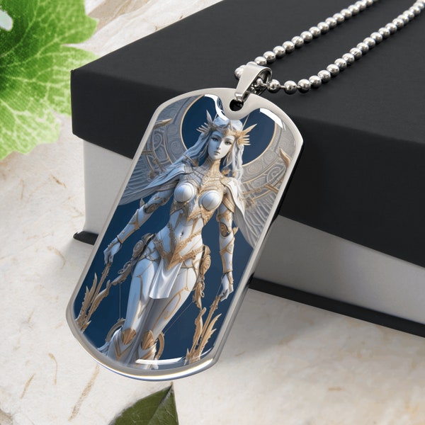 ARTEMIS NECKLACE, Greek Goddess, Artemis Pendant, Goddess jewelry, Greek Mythology Necklace, Goddess Pendant, Greek Goddess Amulet