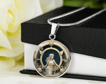 ARTEMIS NECKLACE, Greek Goddess, Artemis Pendant, Goddess jewelry, Greek Mythology Necklace, Goddess Pendant, Greek Goddess Amulet