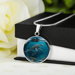 Personalized Sea Turtle  , Engraved  turtle necklace, Personalized  turtle lover Gifts, Turtle jewelry, Engraved Necklace