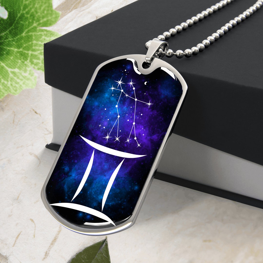 Gemini GEMINI NECKLACE, Gemini Jewelry, Astrology Necklace, Gemini