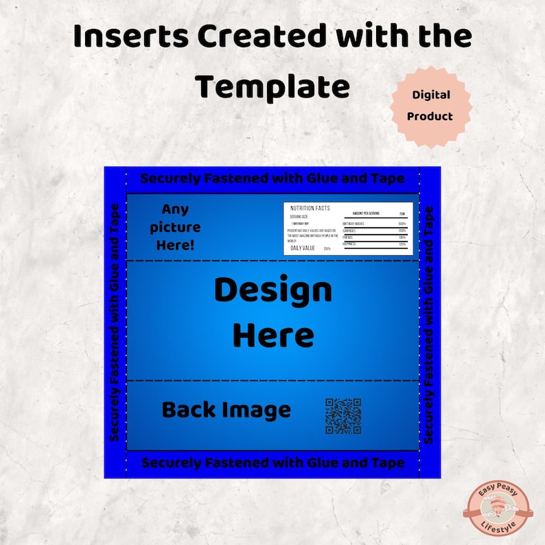 Chocolate Bar Template, Editable Candy Wrapper, Custom Party Favors ...