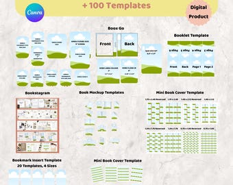 Bookish Ersteller Mega Bundle, Kindle Kobo iPad BOOX Templates, Bookstagram Kit, Reading Tracker & digitales Zubehör