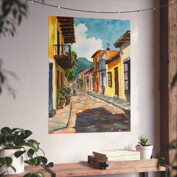 メキシコの村落　カラフルな民俗画 メキシコ大使館 | Embajada de México en Japón | 【メキシコの