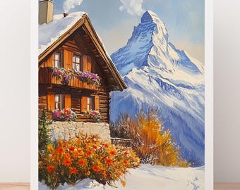 赤城山冬景色「雪ばれ」（水彩、切り絵）額付（748x564mm） il_340x270.6604273744_qv36.jpg