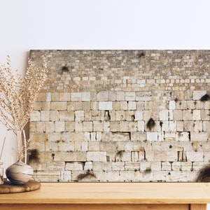 The Wailing Wall print in Jerusalem for Sale, pray for Israel, Israel wall art, Personalized Artwork, Home Decor, Gift for home decor