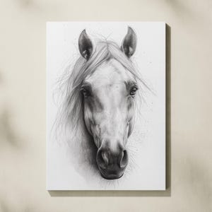 Horses wall art Canvas, Horses love, Gift for Horse lovers, Horse Modern Wall Art ready to hang, Nature Inspired Art Home decor