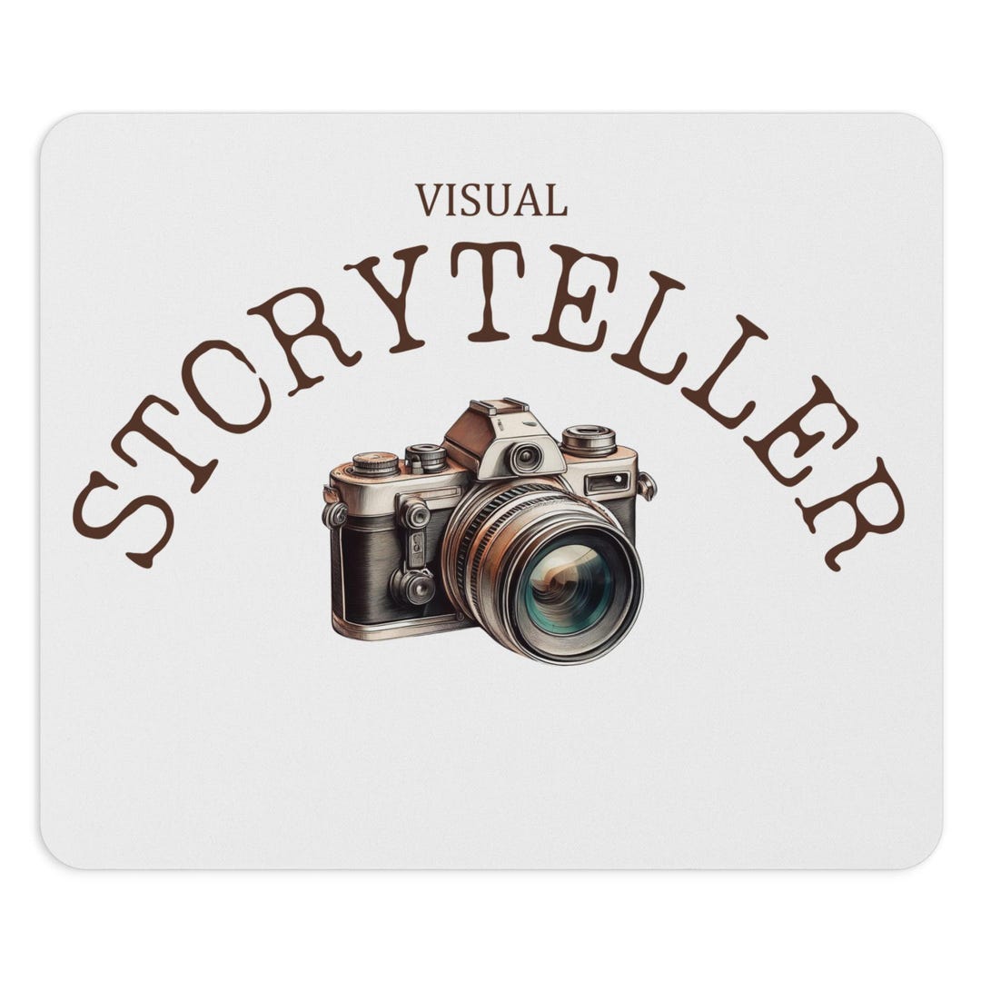 Visual Storyteller Mouse Pad, Photographer Gift, Photography Desk Mat ...