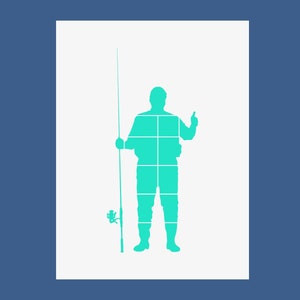 Fishing collage gift custom upload photos canva
