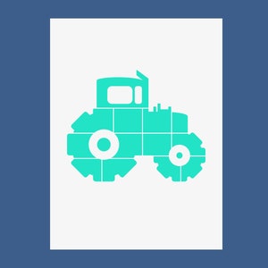 Tractor collage gift custom upload photos canva