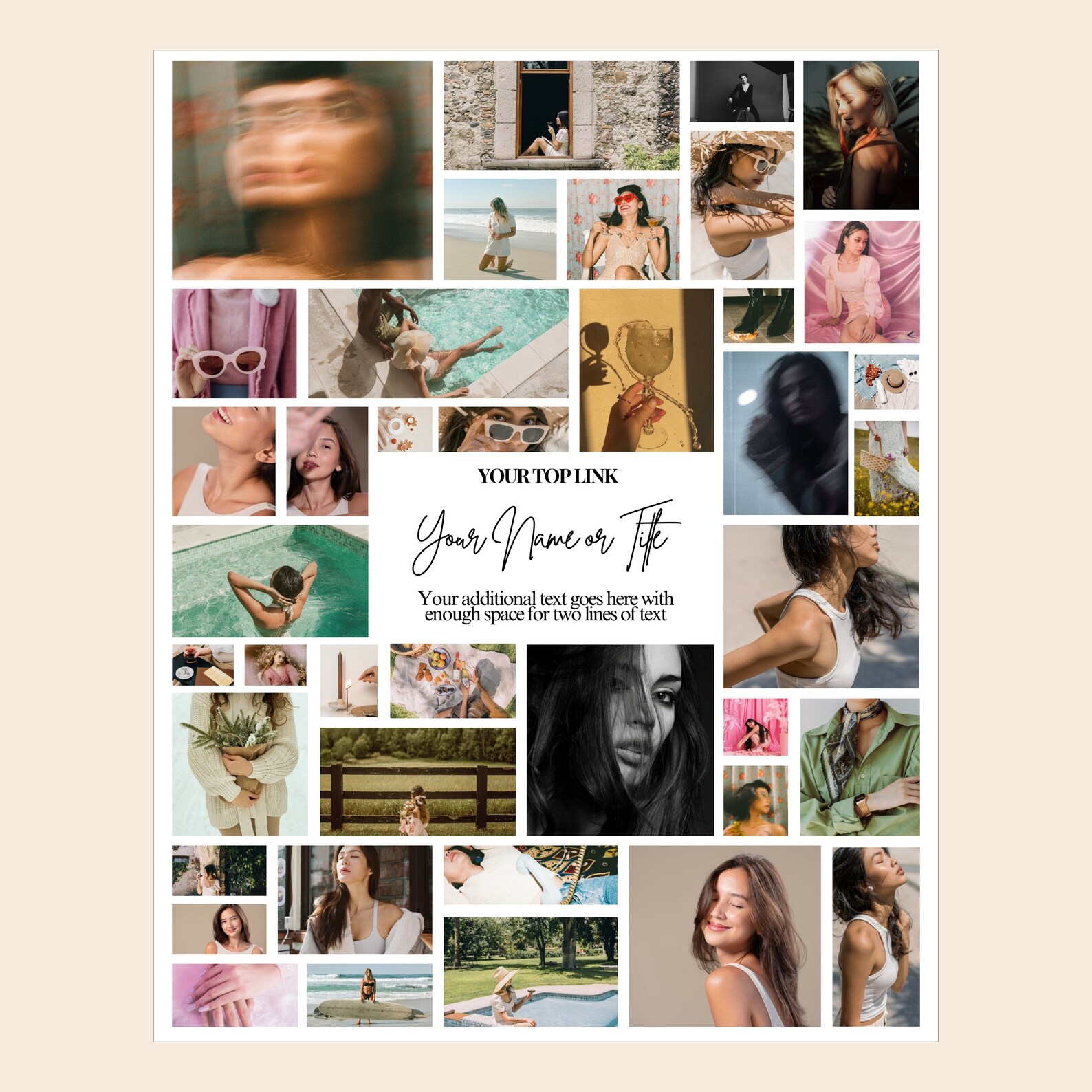 40 Photo Canva Collage Template Personalize With Your Photos Editable