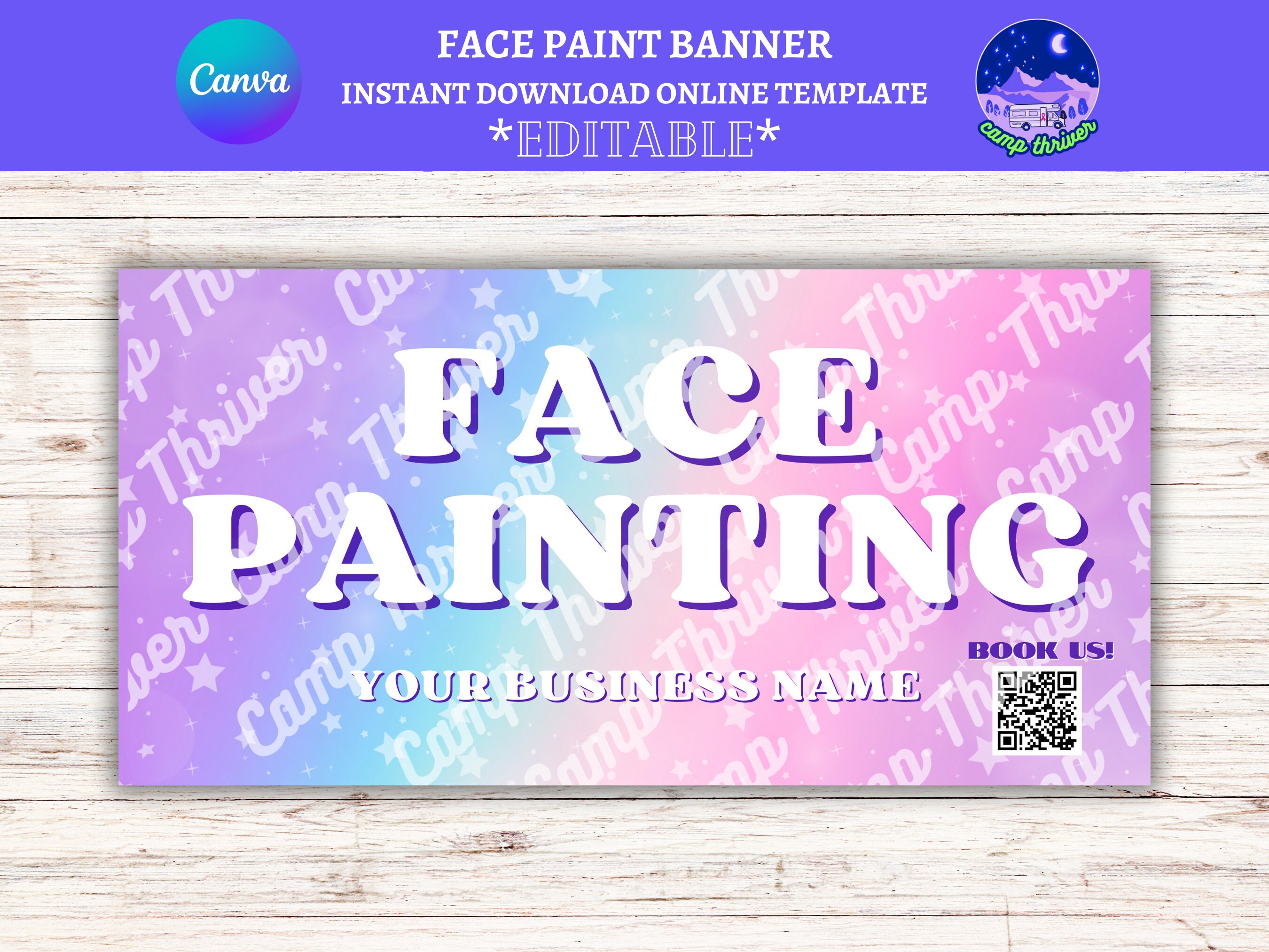 Face Painting Banner