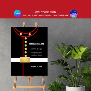 Military Party Welcome Sign, Military Welcome Home Sign, Retirement Event Sign, Boot Camp Sign, Military Going Away, Military Promotion