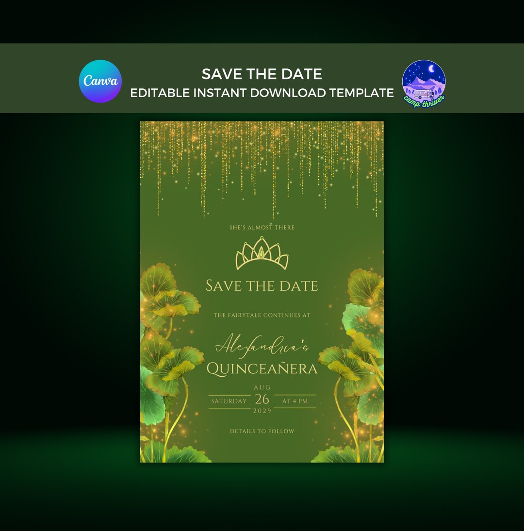 Frog Princess Save the Date, Fairytale Wedding, Princess
