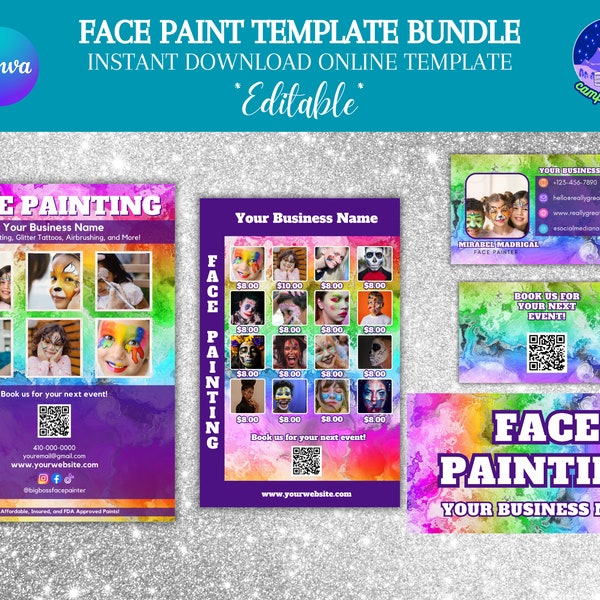 Face Painting Sign Etsy