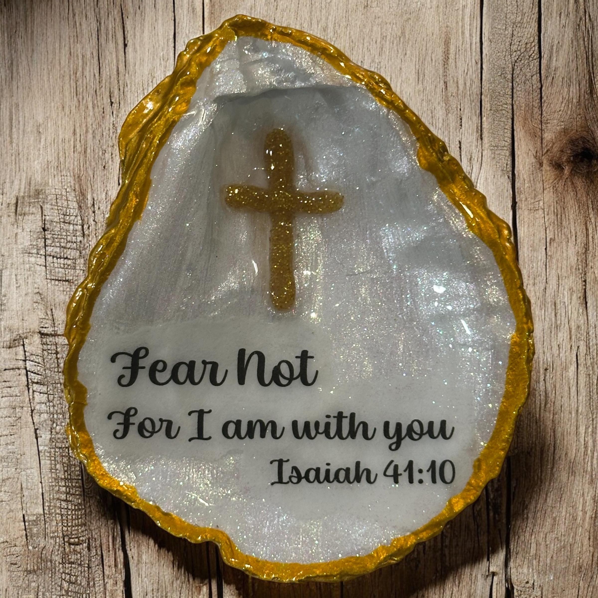 Oyster Shell Cross · Easter - Christian Scripture Decor · Personalized ...