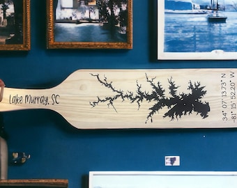 Plaque personnalisée Lake House | Art mural nautique pour maison au bord de l&#39;eau | Cadeau parfait pour les amoureux du lac et les chalets