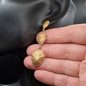 Designer Earrings &#39;Patella&#39; – Handcrafted, shell-shaped jewelry from the &#39;Ocean Lore&#39; series, perfect for a beach vacation!