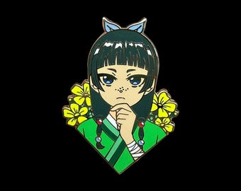 The Apothecary Diaries Maomao Hard enamel pin 2.5 x 2.5 inch