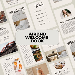 PLR Airbnb Welcome Book Template: Airbnb Template w/ Resellers Rights, Private Label Rights Airbnb Guide Templates, PLR Digital Products