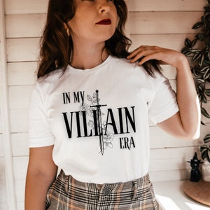 In My Villain Era Shirt | Villain Shirt | Bookish Shirt | Readers Shirt | Bookish Gifts | Bella + Canvas | In Love With The Villain