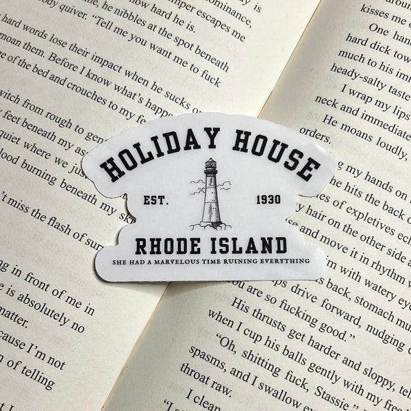 Holiday House Rhode Island Sticker | Water Bottle Sticker | The Last Great American Dynasty