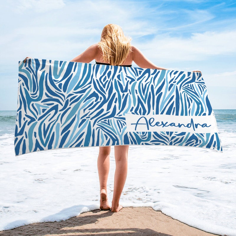 Zebra Towel - Etsy