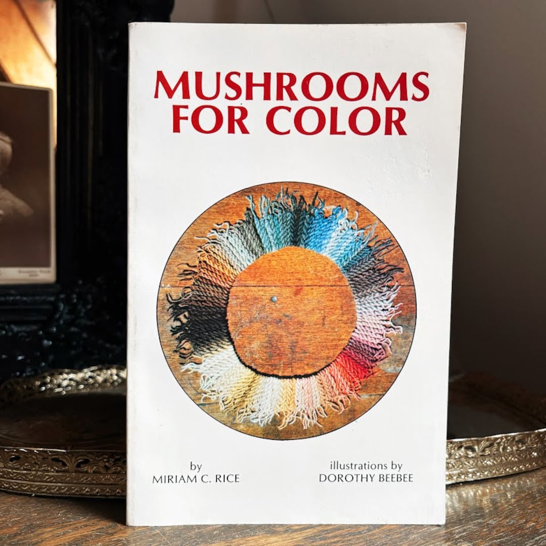 Mushrooms for Color by Miriam C. Rice 1980 Paperback Etsy