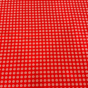 Fabric, floral fabric, red fabric, red flower fabric, cotton fabric, flower fabric, quilting fabric, sewing fabric, crafting fabric