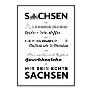 Saxony slogan - download - up to Din A1 - high resolution - jpg, pdf