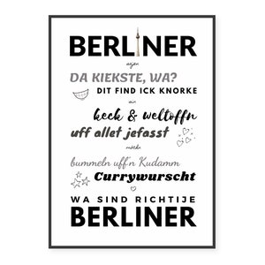 Berlin slogan - Download - up to Din A1 - high resolution - jpg, pdf