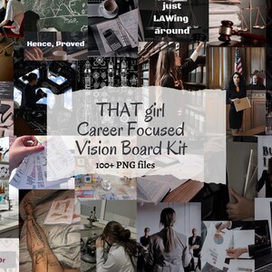 THAT girl Career Focused Vision Board Kit