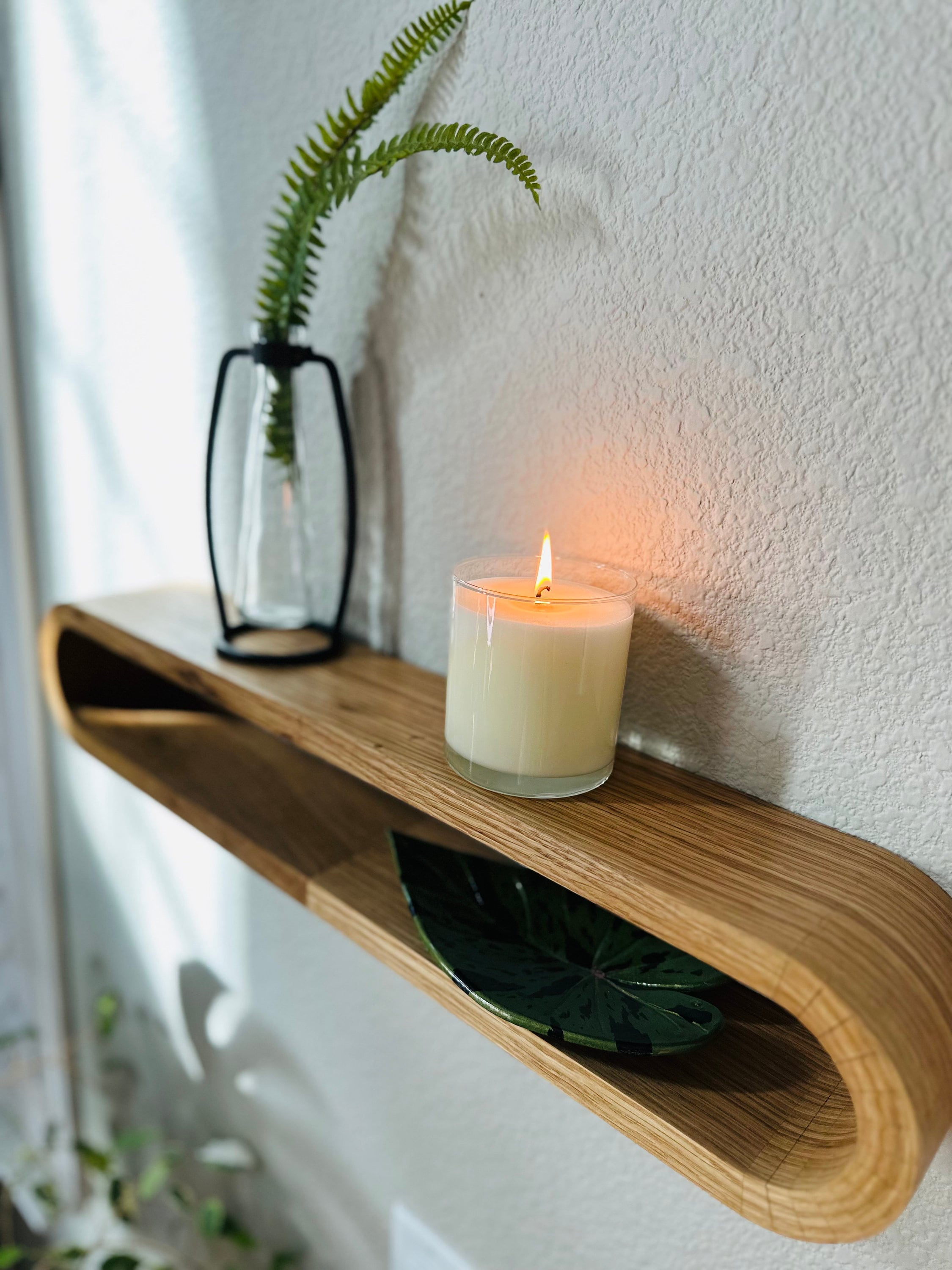 Curved Floating Shelf (mid Century Modern) - Etsy