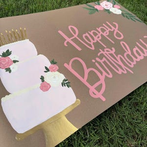Party Banner custom-personalized-sign-graduation-Hand painted-birthday-you specify theme-Kraft paper banner-party decor- party sign-backdrop