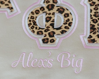 Front of Shirt, Under Letters Embroidery Add On