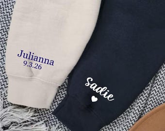 Cuff Sleeve Embroidery Add On