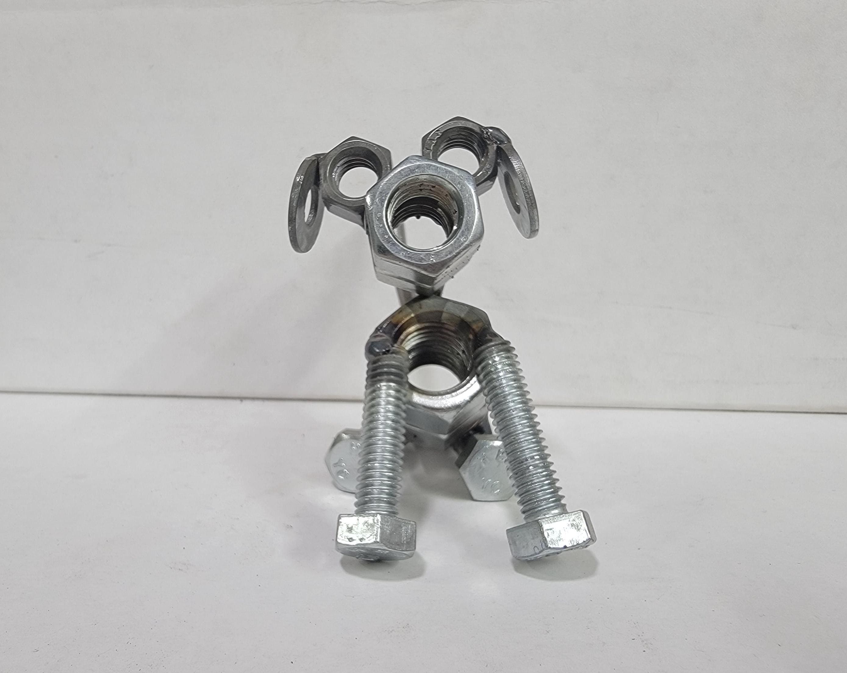 Dog - Made Out of Nuts and Bolts, Metal Art, Welded Art - Etsy
