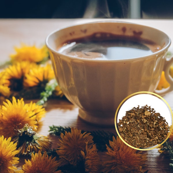 Roasted Dandelion Root, USA Organic | Caffeine-free Coffee Alternative - Tea