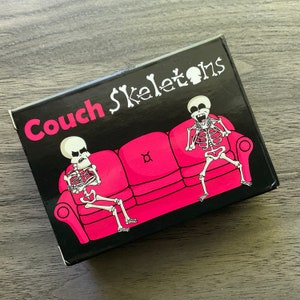 Couch Skeletons Card Game - Quick and Easy 2 Player Game