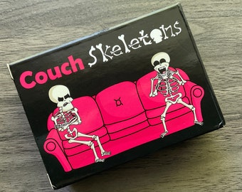 Couch Skeletons Card Game - Quick and Easy 2 Player Game