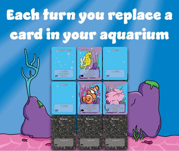 Familien Spiel Spaß AQUARIUM Kartenspiel | Brandneu & Versiegelt – Perfekt Für Spieleabende Oder Als Geschenk Gesellschaftsspiel Aquarium
