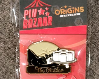 The Buttler - Limited Edition Enamel Pin from the Origins Pin Bazaar 2025
