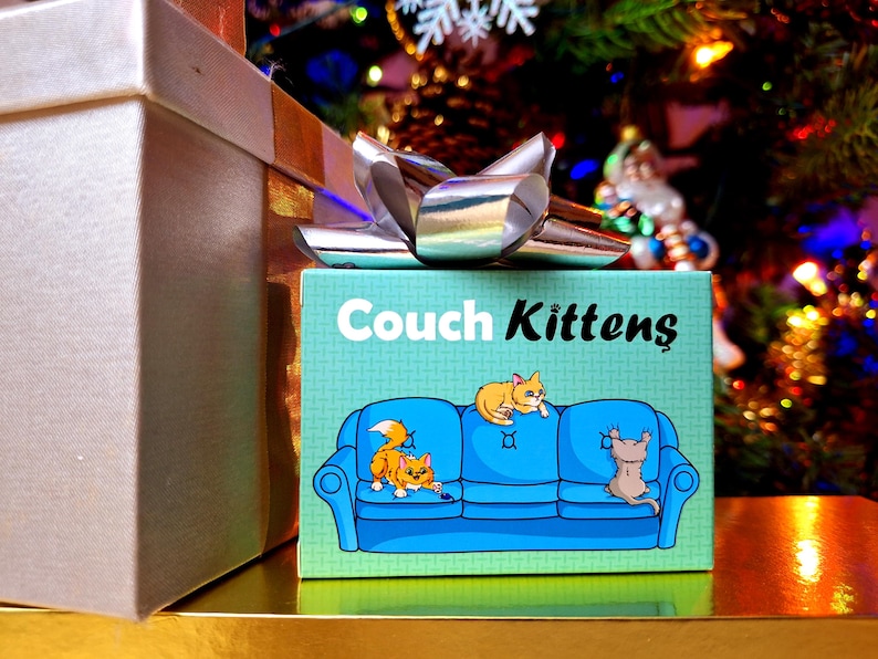 Couch Kittens Card Game - Quick and Easy 2 Player Game - Gift for Cat Lovers image 8
