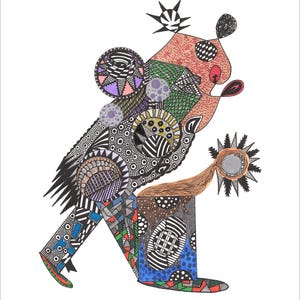 Original Drawing &quot; Bird Man&quot;