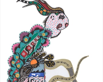 Original Drawing " Man in dream"