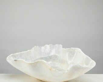 Natural White Onyx Bowl 26"